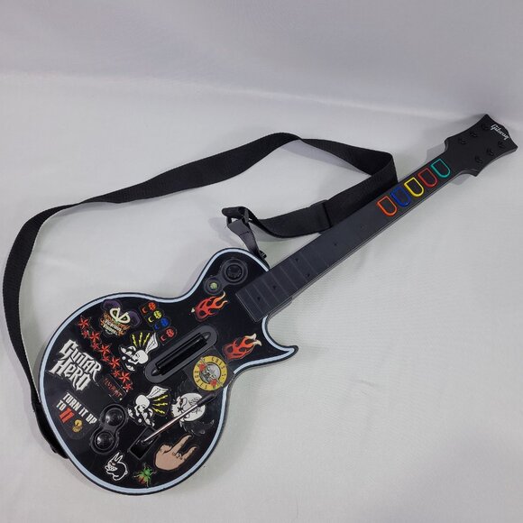 Xbox 360 Guitar Hero II Gibson Wireless Guitar - Picture 1 of 1